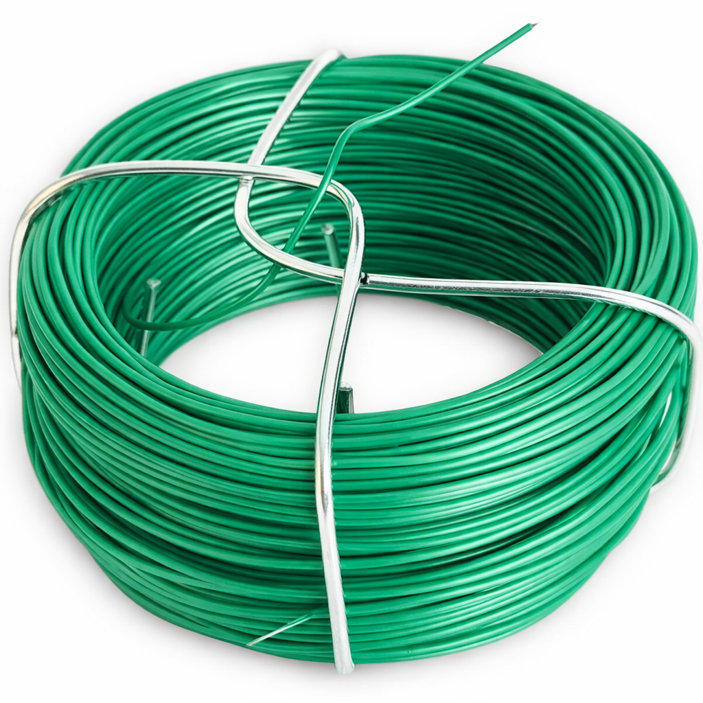 50m Bindedraht PVC grün Wickel- Blumendraht Basteldraht Floristik 0,75 mm