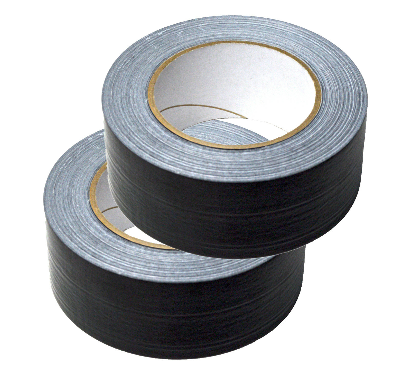 2 Rollen a 50 m Panzertape schwarz Panzerband Gaffa Gewebeband