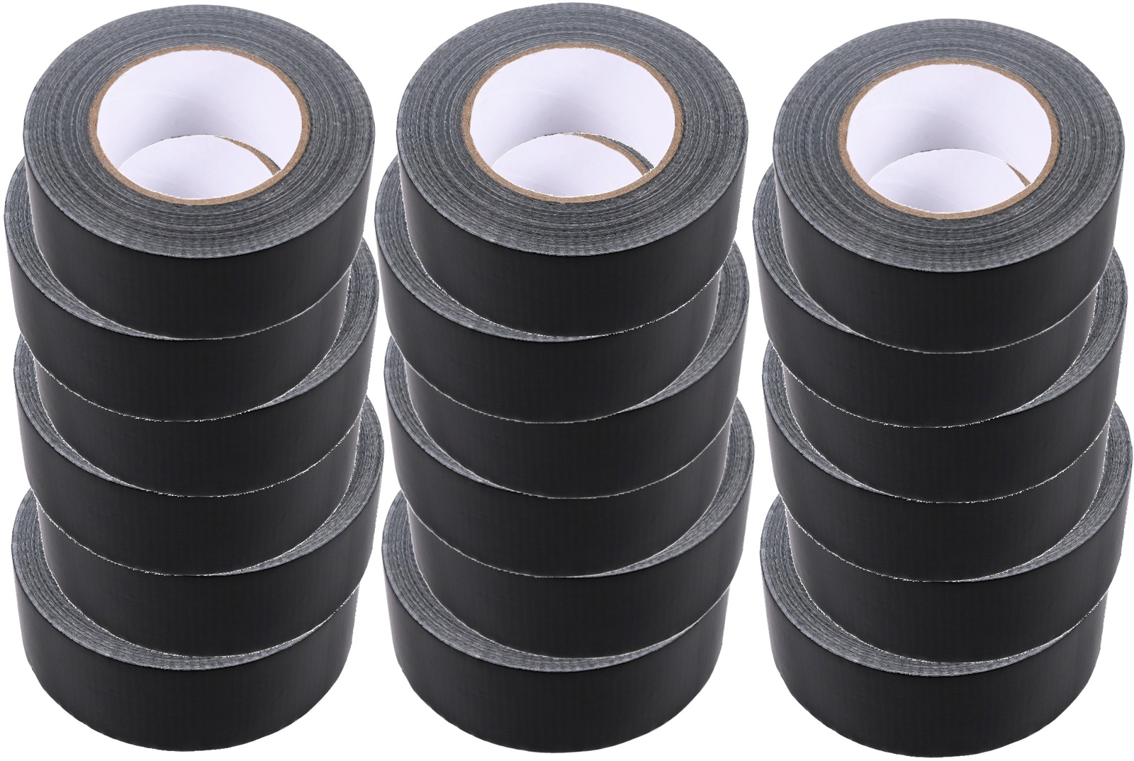 Sparpackung 18 Rollen je 50m Panzertape schwarz Panzerband Gaffa Gewebeband 48mm