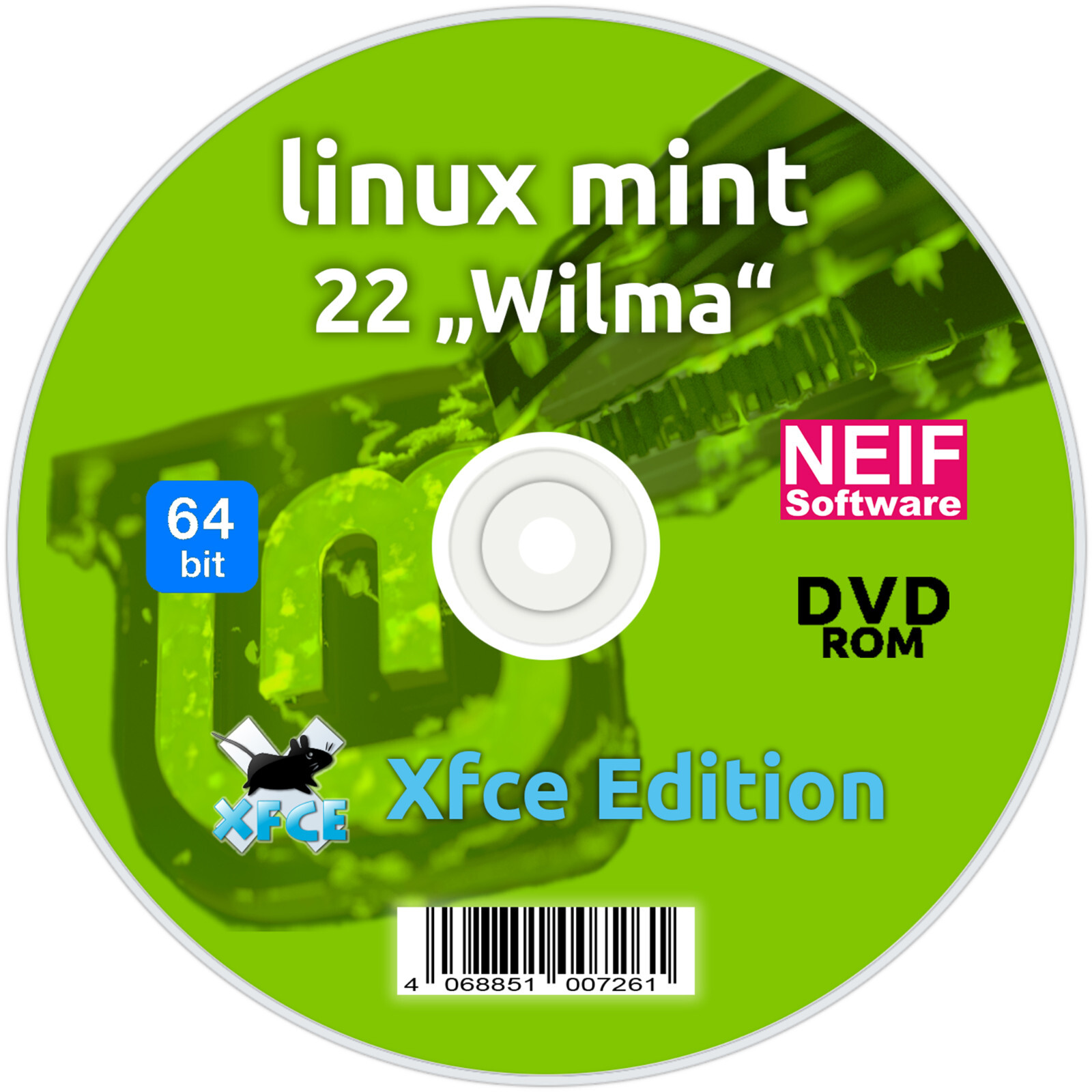 Linux Mint 22 "Wilma"  Xfce Edition Deutsch auf DVD oder USB-Stick NEU August 24
