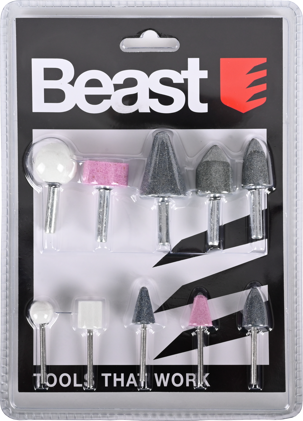 10 teiliges Set Schleifkörper Schleifstifte Multitool Akkuschrauber Rund Kegel