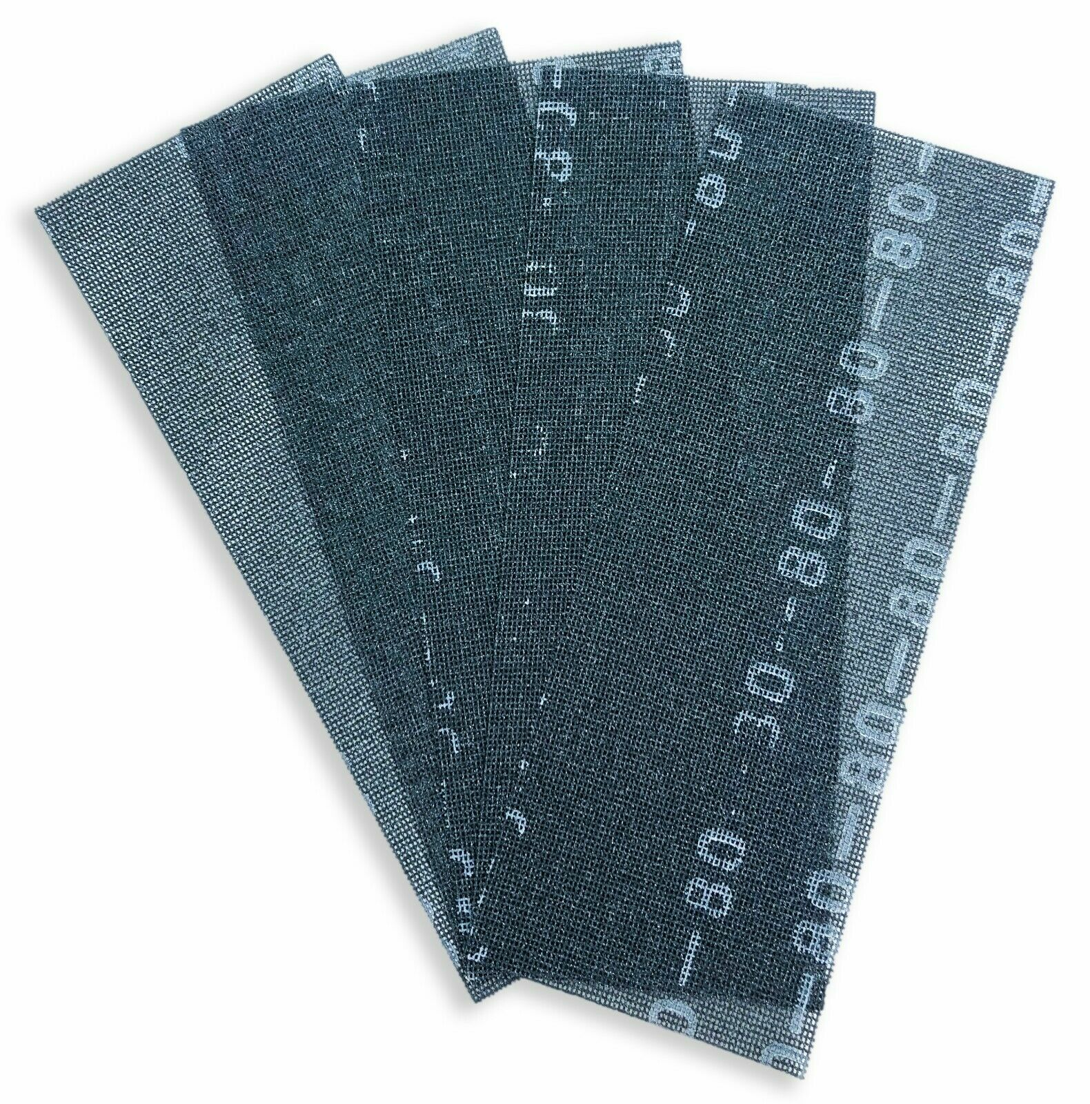 5 - 100 Stk. Gitterleinen Schleifgitter Trockenbau 105 x 280 mm, Korn 60 - 220