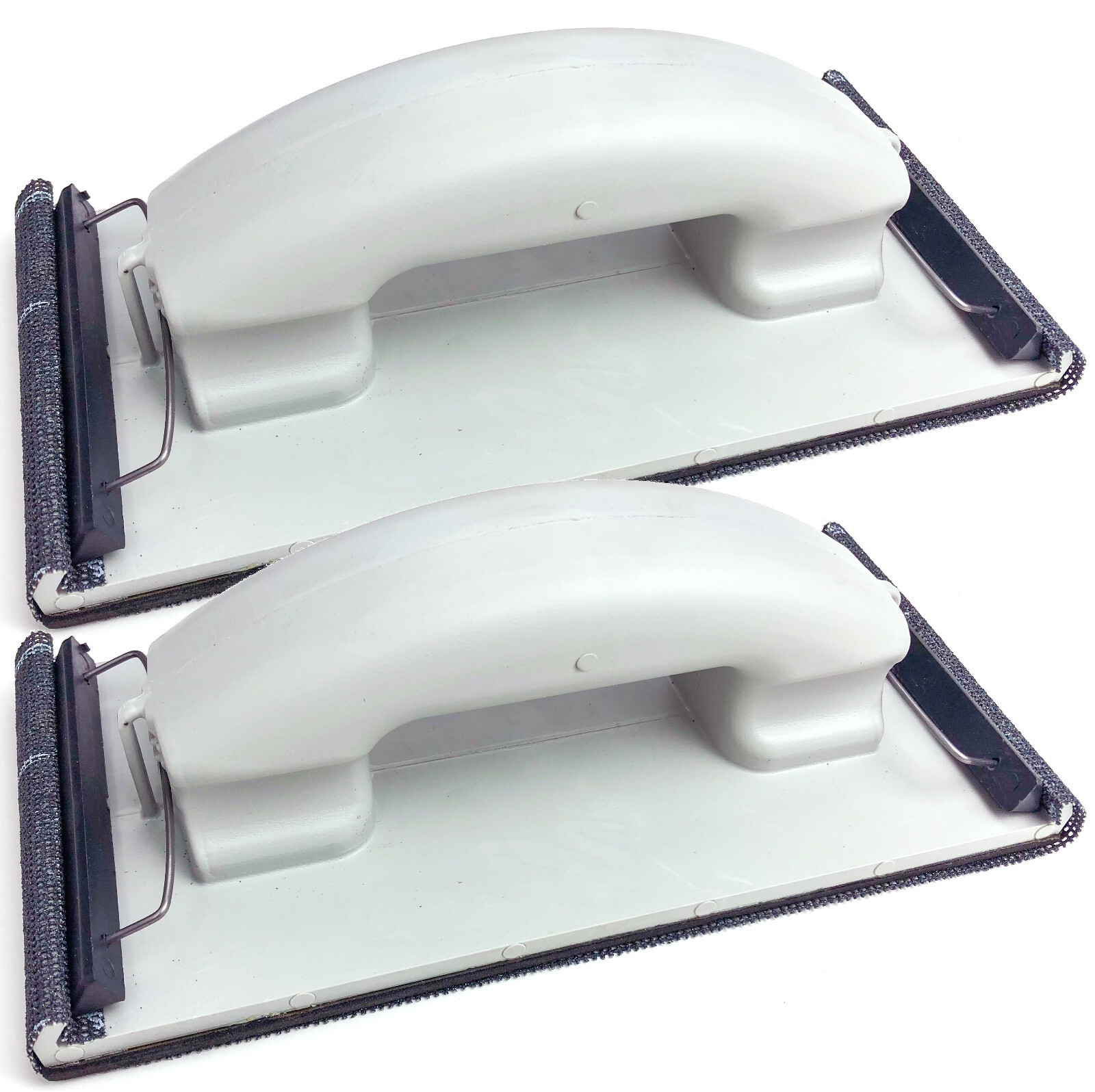 2 Stk. Handschleifer 105 x 210 mm für Schleifgitter oder Schleifpapier
