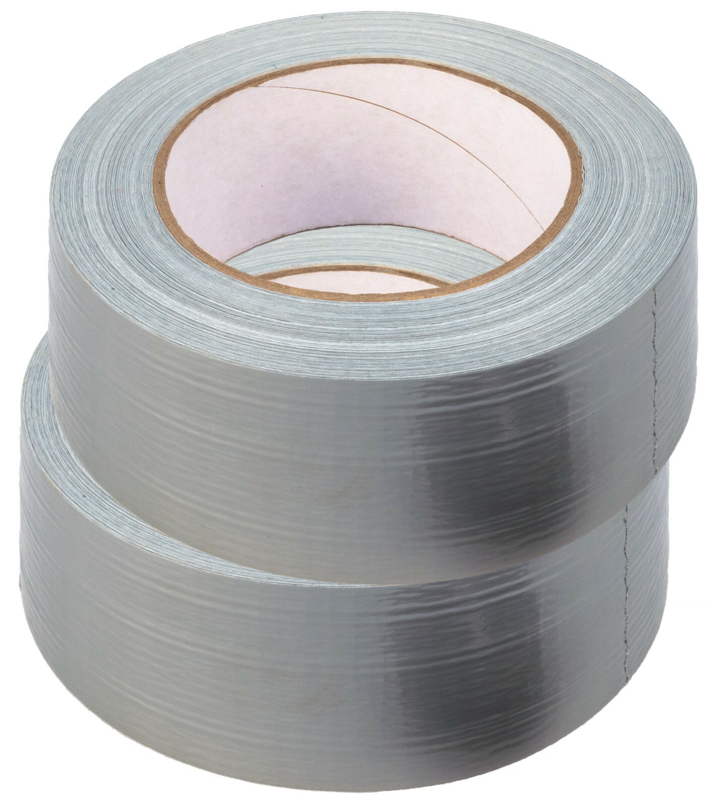 2 Rollen a 50 m Panzertape silber Panzerband Gaffa Gewebeband